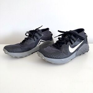 Nike Trail Wildhorse 6 Trail Running Sneakers Off Noir Black Grey Womens 7.5